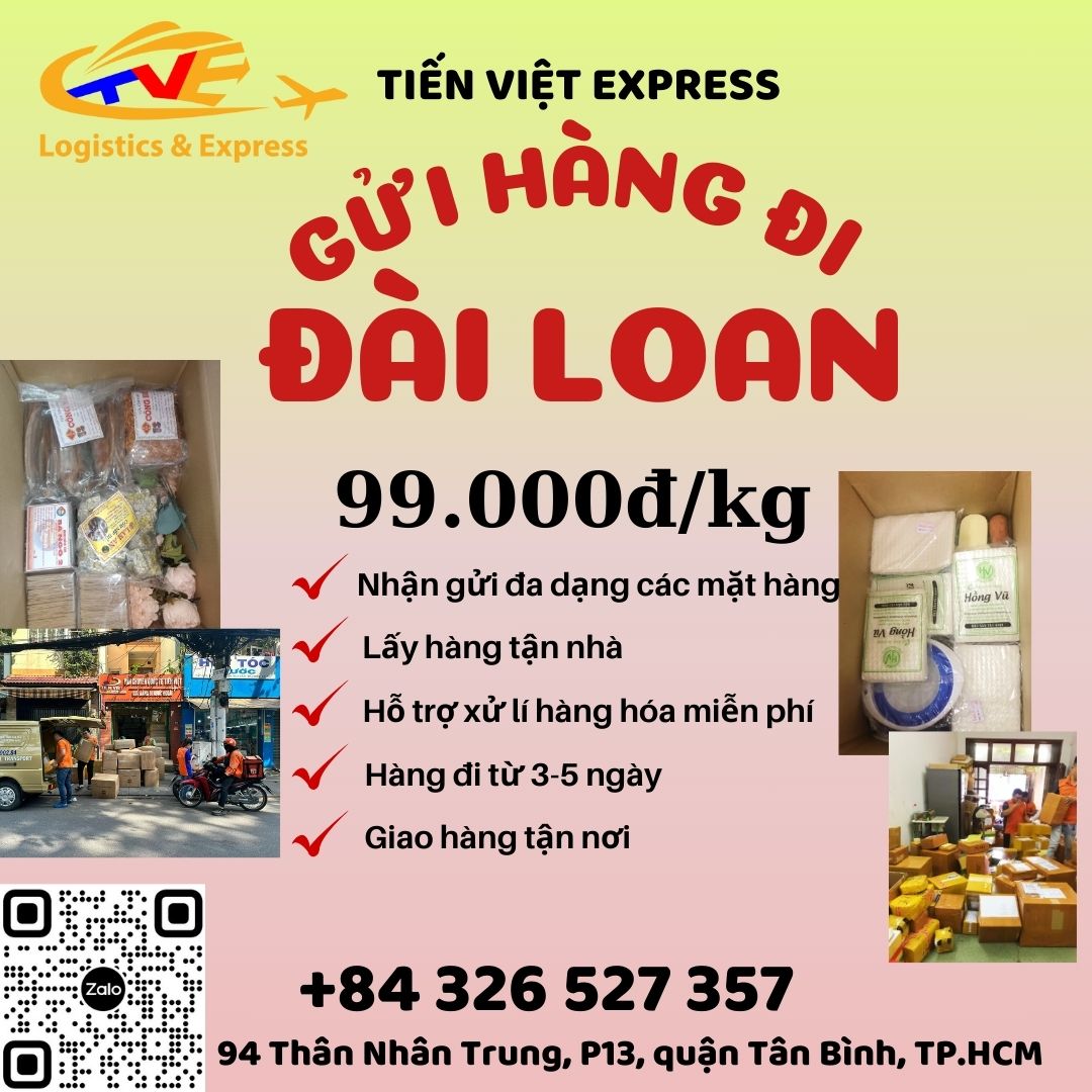 Gửi hàng đi Đài Loan - Tiến Việt Express
